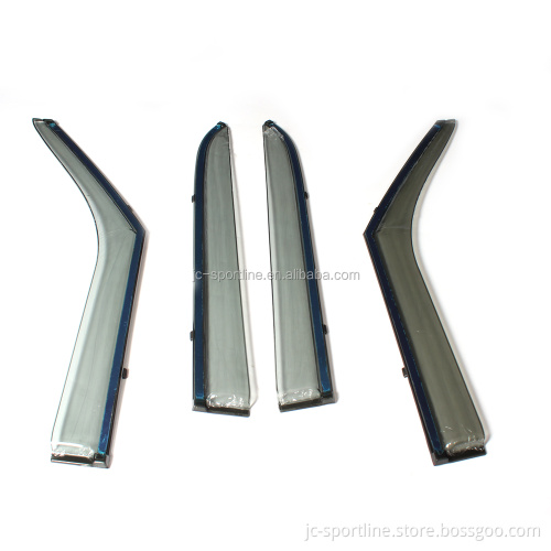 PC Injection Mould Visor Rain Guards Wind Deflector for Hyundai IX25 2014 4pcs/set